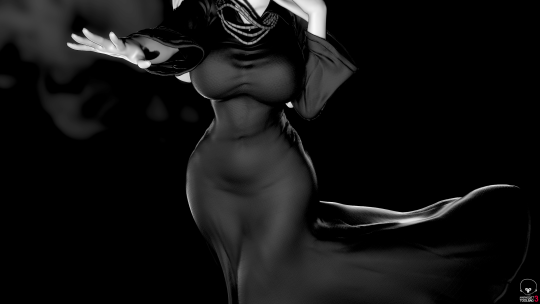 Porn photo thegoldensmurf: 3D Fubuki turnaround render.