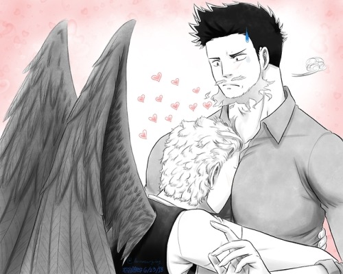 le-amewzing: diveintothebewbs.jpg Tbh, Endeavor actually couldn’t handle the cute and he didn’t understand Hawks’ ultimate goal here. 