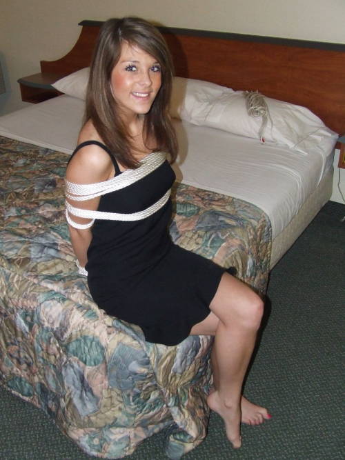 tiedgirlsarethebest:  martuse60:  One of my Favorite Girls, I believe her name is Kristen.  I would abduct her in a heartbeat.  She modeled under the name Kristen at Dan’s Bondage Babes. Dan has/had a bevy of hotties who model(ed) for him. 