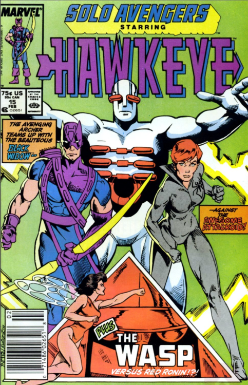  Solo Avengers #15, 1989 