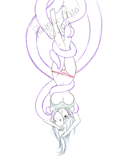 ruuruu-chan:  Well…. it just had to be done. You all know it was coming. My first time drawing Fem! Cry and this is what I come up with? I’m not sorry….  Although I do have to wonder what color her tentacles should be. I’m thinking purple, but