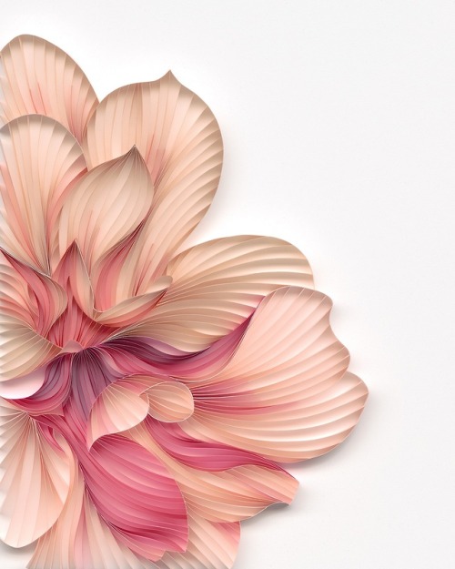 itscolossal:  Bold Paper Quilled Artworks by JUDiTH + ROLFE Burst With Color and Character