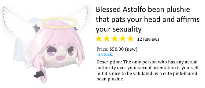 fate astolfo plush