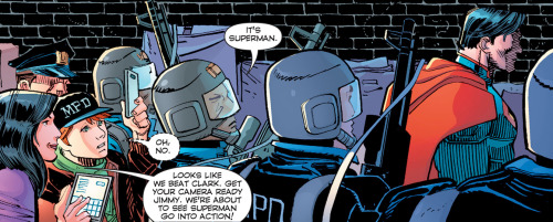ohmygil:  ungoliantschilde:  why-i-love-comics:  Superman #39 - “24 Hours” (2015)written by Geoff Johnsart by John Romita, Jr., Klaus Janson, & Hi-Fi Design  now THIS is a Superman story.  “without superpowers Superman would just have an existential