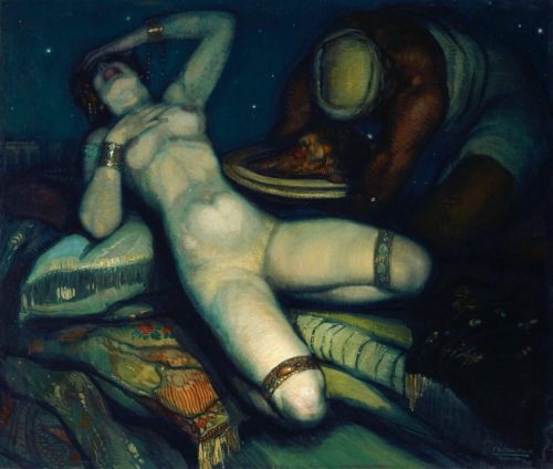 Salomé, Federico Beltran Masses, circa 1918. #federicobeltranmasses #salome #1918 #1910s #painting 