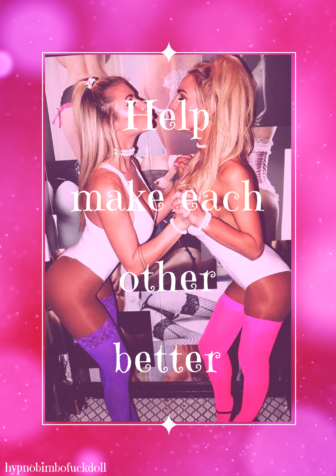hypdom:  hypnobimbofuckdoll:   Good girls help Master train their friends.