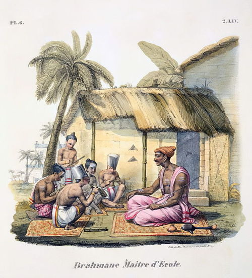 arjuna-vallabha:Brahmin Schoolmaster by ME Burnouf