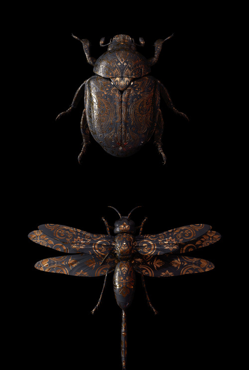 irakalan:   ENGRAVED ENTOMOLOGYArt Director and Creative 3D Designer BILLY BOGIATZOGLOU   [ previously here: GOLDEN SKULLS ] 