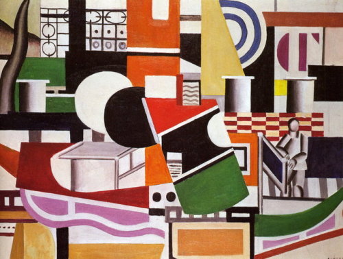 artist-leger: The Bridge of the Tug boat, 1920, Fernand Léger