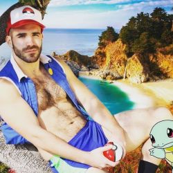 straightandgaymers:Who wants to see his other pokeballs?