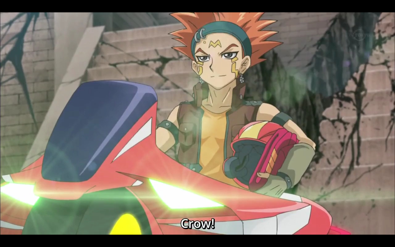 chibicrow: Crow-sama being a Momma Bird and bringing all of Yuya’s things. CROW-SAMA