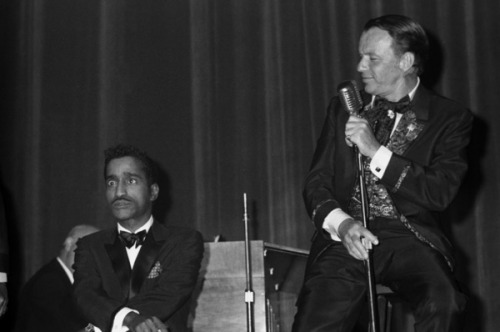 twixnmix:Frank Sinatra, Dean Martin and Sammy Davis Jr. at a Share Party in 1963.  Photos by Chester