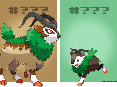 pokemoned:Gogoat & Skiddo