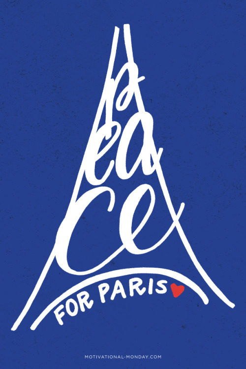 Peace for Paris by Eliza Cerdeiros#MotivationalMonday