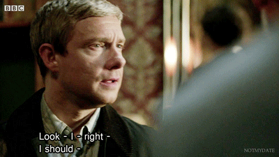 notmydate:In which John surprises Sherlock with his badassery.Oh! I just realized how parallel this 