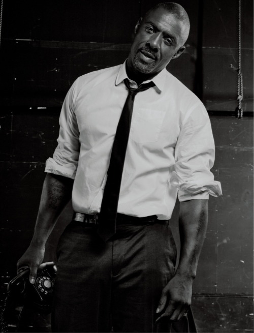 mynewplaidpants:  Idris Elba shot by Craig McDean for Interview – MORE HERE!!! 