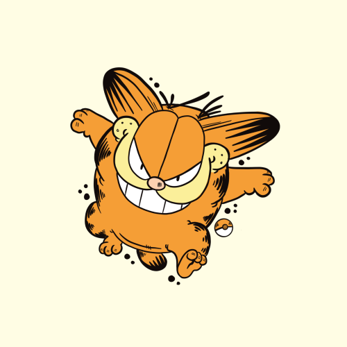 garfemon:094 - GENGARF - It steals LASAGNA from its surroundings. If you feel a sudden HUNGER BECAUS