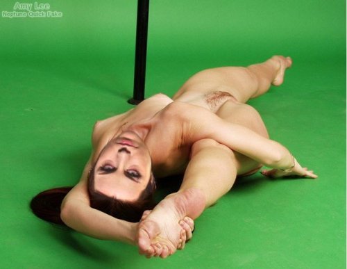 Crazy gymnast Amy Lee