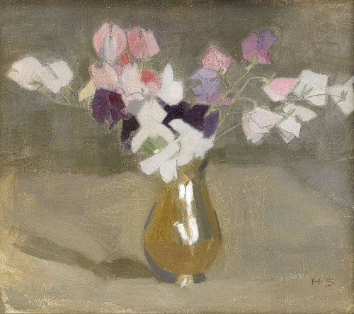 art-is-art-is-art:Sweet Peas, Helene Schjerfbeck