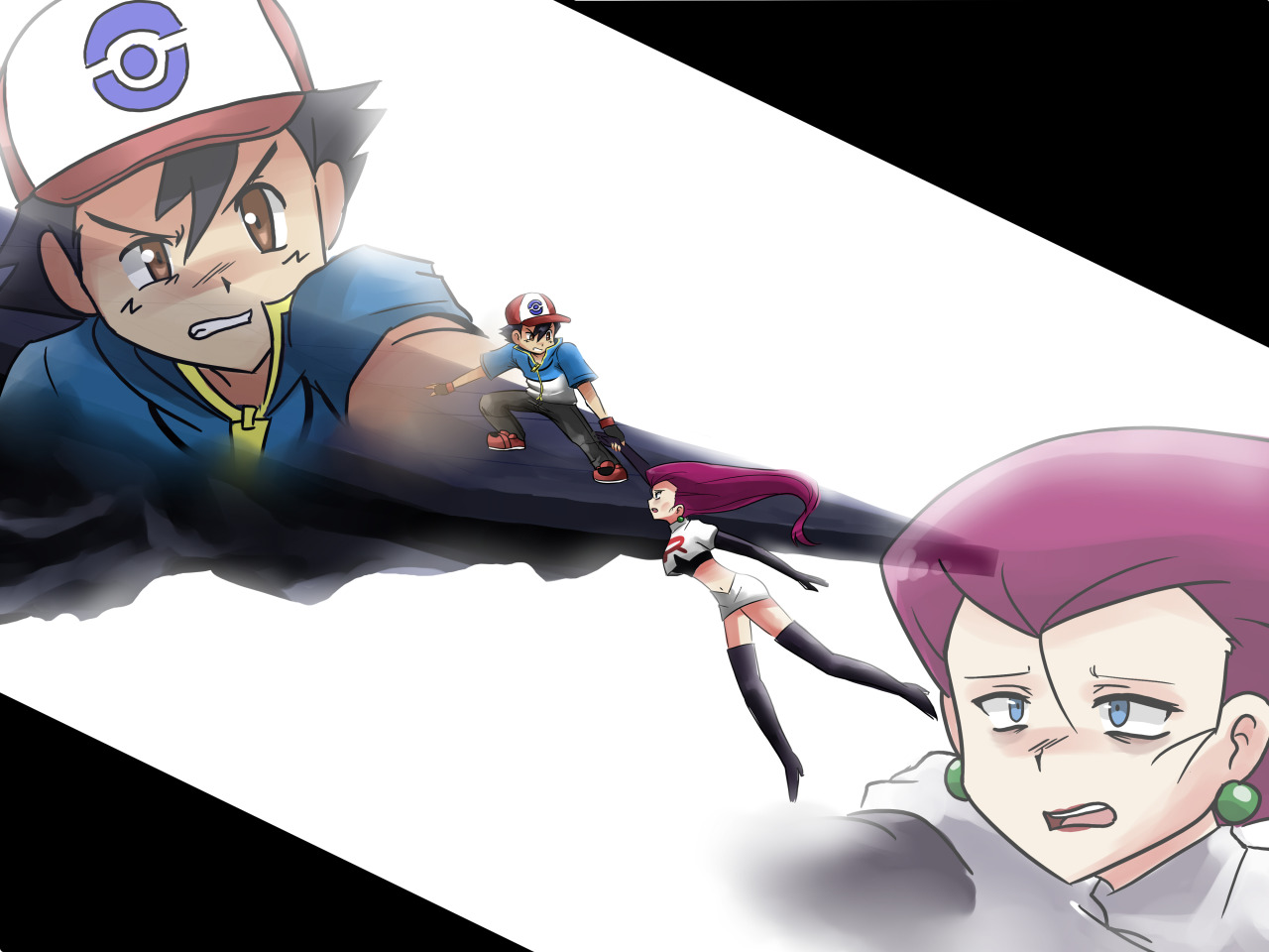 PARTY PARTY PARTY HARD Image Fanart Of Ash Ketchum And Jessie From