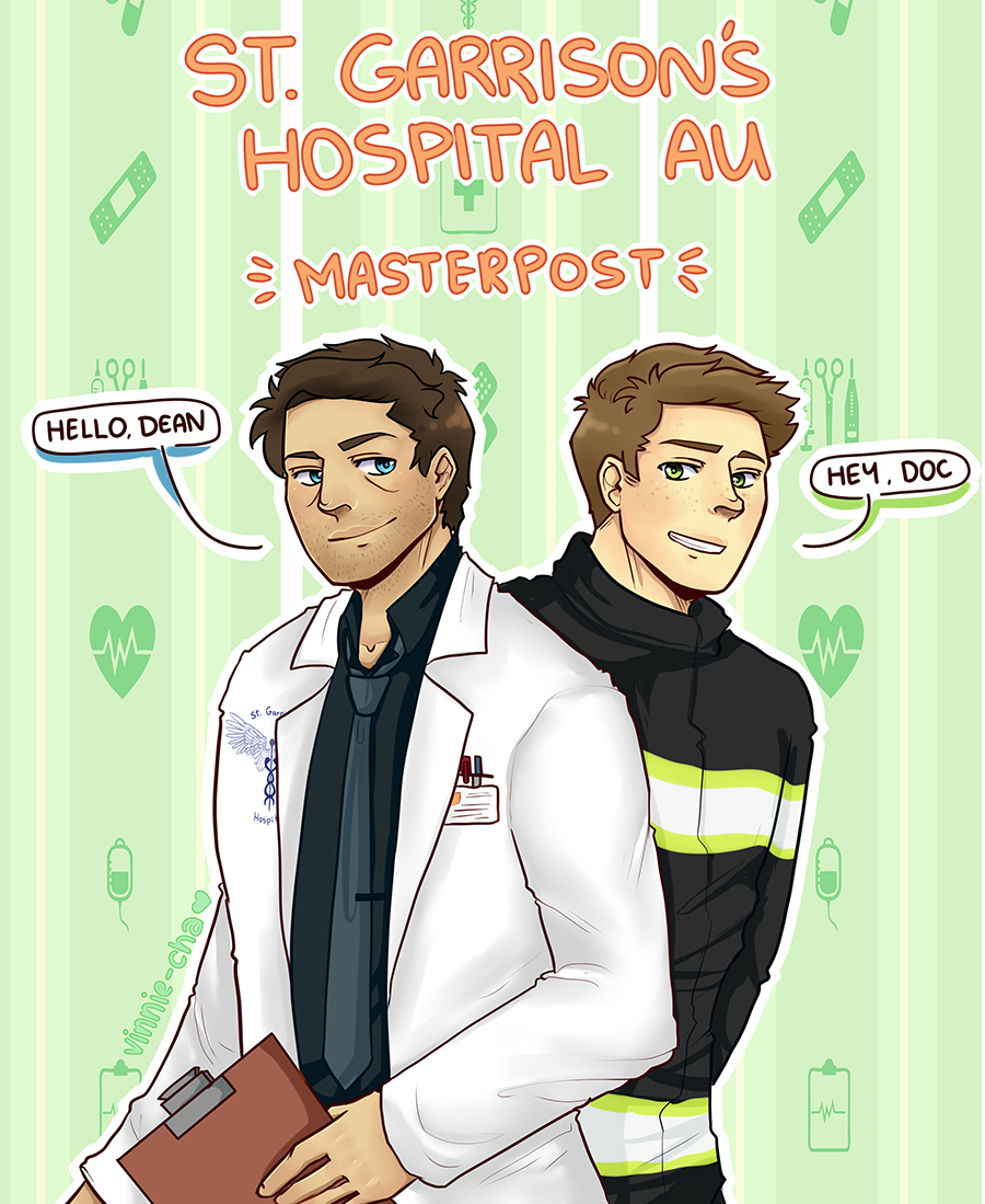vinnie-cha:  This is a master post for my Doctor!Castiel and Firefighter!Dean AUSide