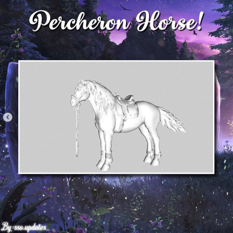 images Sso Percheron Spoilers just an olive riding pixel horses tumblr