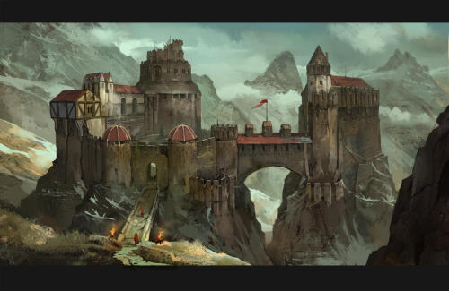 ravensshire:  https://www.deviantart.com/andrewryanart/art/Casterly-Rock-House-Lannister-449609413