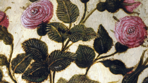 c0ssette:Sandro Botticelli,“La Primavera” Detail: Flora’s dress.