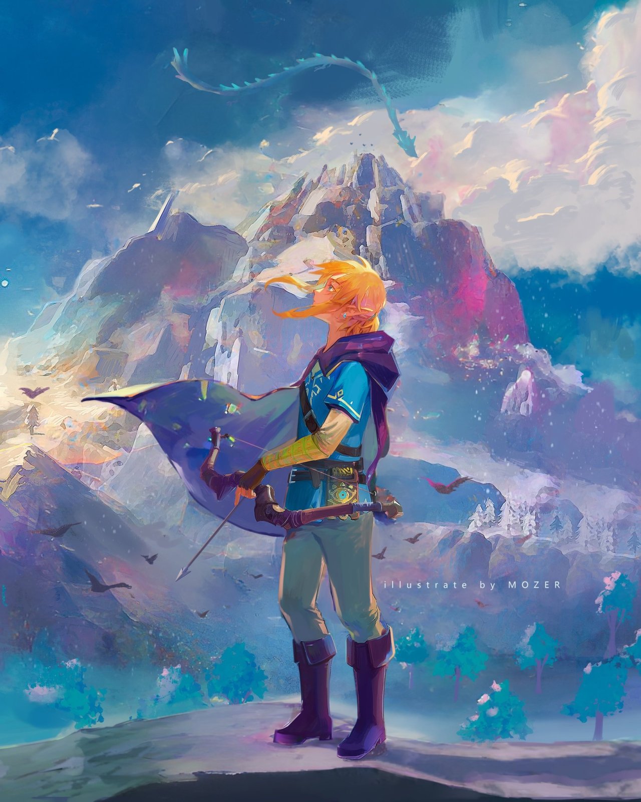 Breath of the Wild Fan Art - Created by Mozer You can follow this artist on Twitter.