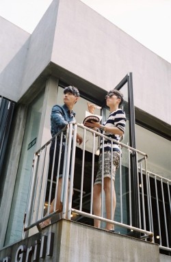 koreanmodel:  Park Hyeonseop and Jang Kiyong by Kim Jin Yong for Thursday Island