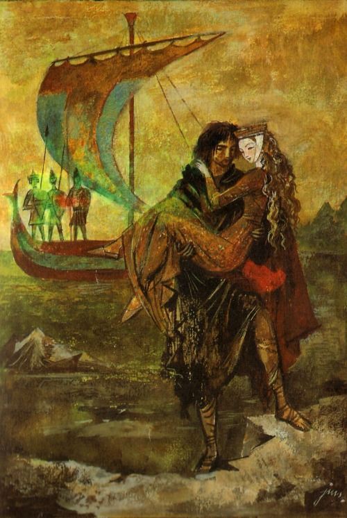 Tristan and Isolde - Artwork by Jan Marcin Szancer