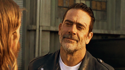 londoncapsule: Negan: Not gonna lie. A real punch in the dick when Rick cornered me in the basement 