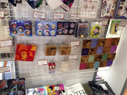 akayashi:  Some of the Hunter x Hunter stuff you can see at Ikebukuro’s J-World Shounen Jump Park!
