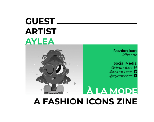 [GUEST ARTIST]AYLEA (SHE/HER)  / USA / FASHION ICON - RIHANNAINSTAGRAM - TWITTER - TUMBLR @ayannbees