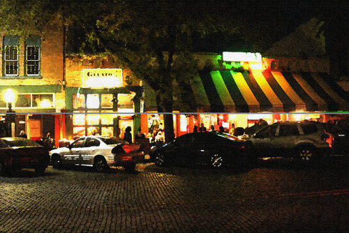 Downtown Gainesville Friday Evening, Gainesville, Fl