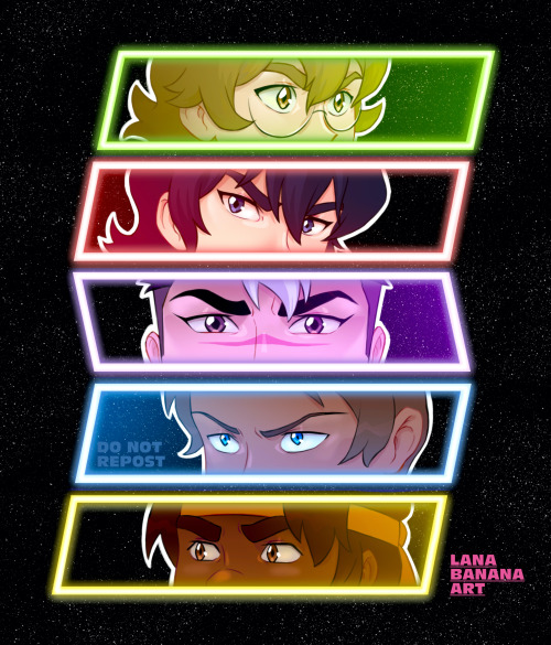 lanabanana-art:Full piece I entered into the Voltron store contest!