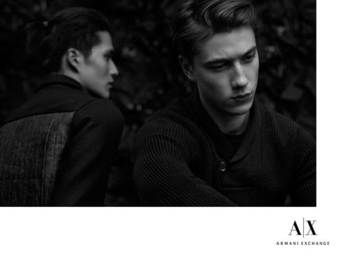 Armani Exchange - Black Edition featuring. Korean model Dae Na.