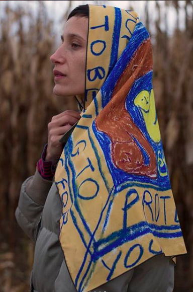 Emma Kohlmann scarf design