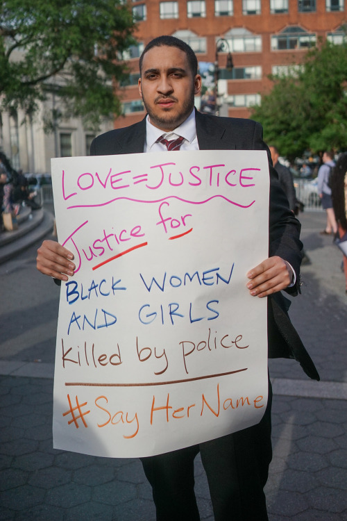 activistnyc:  #SayHerName: A Vigil in Remembrance of Black Women and Girls Killed by the Police. Although Black women are killed, raped and beaten by the police, their experiences are rarely foregrounded in our popular understanding of racialized state