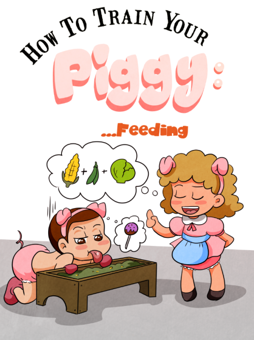 babybenny132:squeakpigsrevenge:littlearkham:babybenny132:How to train your piggy continues with feed