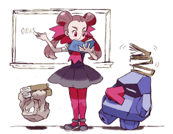 astrosan:  fav hoenn gym leader and fav hoenn pokemon (nosepass) 