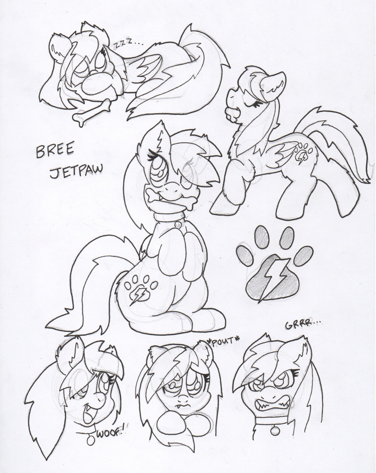 askbreejetpaw:  A little something for the cute puppy pony &lt;3 AAAH OH MY GOD