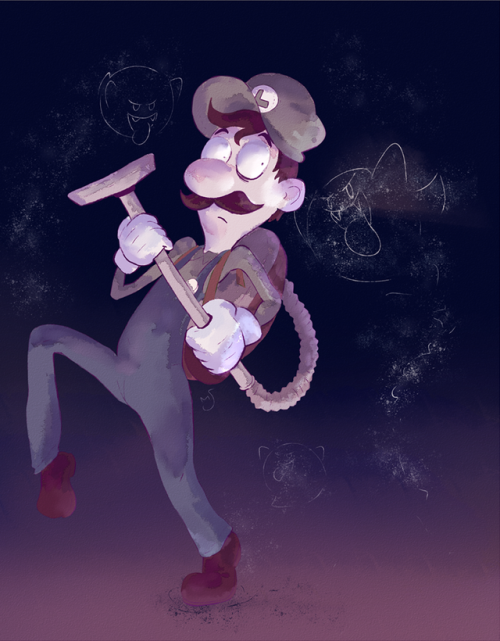 jelloire: Have some Luigi’s mansion for the start of October~ this game is great. 