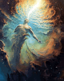 rexisky:    Ascension (Oil on Canvas) by Nick Keller |  Motion Effects by rexisky 