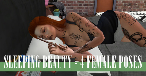 - TS4 - Sleeping Beauty -Download : Mediafire4 sleeping poses for your female sims. :)You will need 