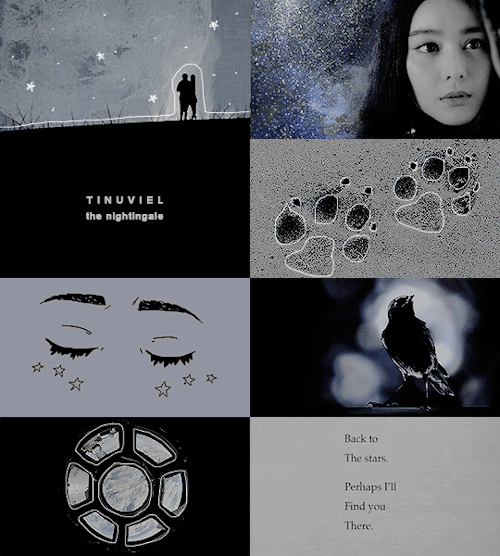 undomiel:★ Beren &amp; Luthien [Space AU]And in the glade a light was seen / Of  S T A R S in shadow