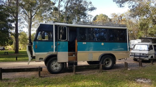 TRAVEL BLOG - This 4wd bus drove into the campsite 2 days ago. It is amazing. It parked next to me (