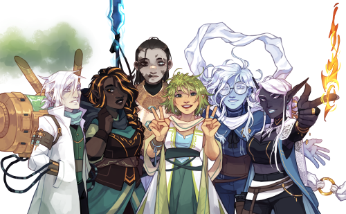 I finished it!! All of my D&amp;D characters, after 4 years of playing &lt;3