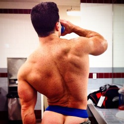 white-steel:  BEEFCAKE: Back Day.#LockerRoomSeriesLocation: