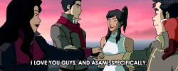 theinvisiblekunst:  Korra and Asami + Leslie